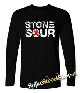 STONE SOUR - Logo - čierne pánske tričko s dlhými rukávmi