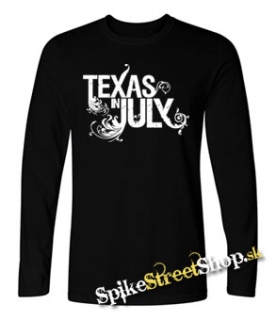 TEXAS IN JULY - Logo - čierne pánske tričko s dlhými rukávmi