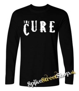 THE CURE - Logo - čierne pánske tričko s dlhými rukávmi
