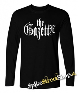 THE GAZETTE - Logo - čierne pánske tričko s dlhými rukávmi