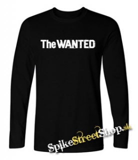 THE WANTED - Logo - čierne pánske tričko s dlhými rukávmi