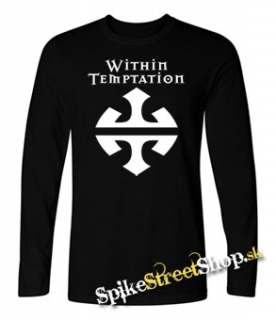 WITHIN TEMPTATION - Logo - čierne pánske tričko s dlhými rukávmi