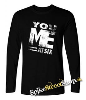 YOU ME AT SIX - Logo 2 - čierne pánske tričko s dlhými rukávmi