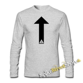 30 SECONDS TO MARS - Sign - šedé pánske tričko s dlhými rukávmi