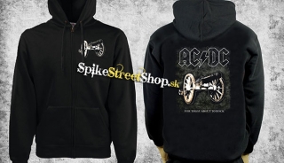 AC/DC - For Those About - čierna pánska mikina na zips