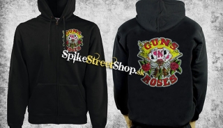 GUNS N ROSES - Cards - čierna pánska mikina na zips