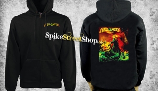 HELLOWEEN - Straight Out Of Hell - čierna pánska mikina na zips