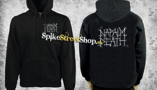 NAPALM DEATH - čierna pánska mikina na zips