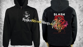 SLASH - Apocalyptic Love - čierna pánska mikina na zips