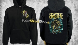 SUICIDE SILENCE - Masks - čierna pánska mikina na zips
