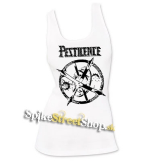 PESTILENCE - Crest - Ladies Vest Top - biele