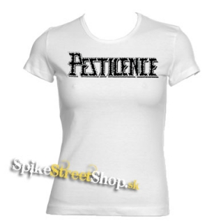 PESTILENCE - Logo - biele dámske tričko