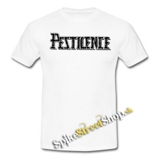 PESTILENCE - Logo - biele pánske tričko
