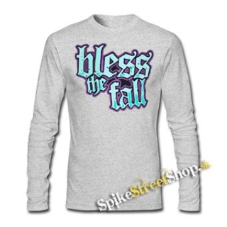 BLESSTHEFALL - Logo - šedé pánske tričko s dlhými rukávmi