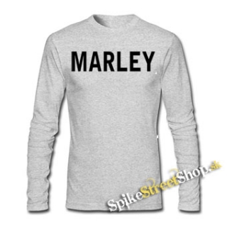 BOB MARLEY - Symbol Of Freedom - šedé pánske tričko s dlhými rukávmi