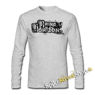 BRING ME THE HORIZON - Logo - šedé pánske tričko s dlhými rukávmi