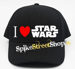 I LOVE STAR WARS - čierna šiltovka (-30%=AKCIA)