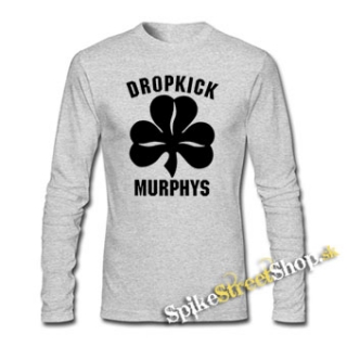 DROPKICK MURPHYS - Logo - šedé pánske tričko s dlhými rukávmi