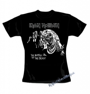 IRON MAIDEN - Number Of The Beast - čierne dámske tričko