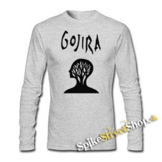 GOJIRA - Crest - šedé pánske tričko s dlhými rukávmi