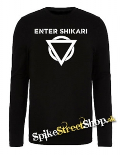 ENTER SHIKARI - Symbol - čierne pánske tričko s dlhými rukávmi