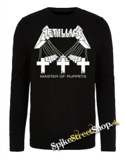 METALLICA - Master Of Puppets - čierne pánske tričko s dlhými rukávmi