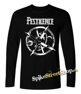 PESTILENCE - Crest - čierne pánske tričko s dlhými rukávmi