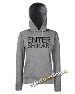 ENTER SHIKARI - Logo - sivá dámska mikina