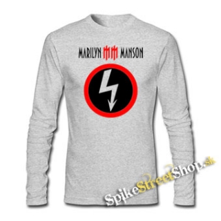 MARILYN MANSON - The Cult - šedé pánske tričko s dlhými rukávmi