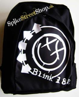 BLINK 182 - biely smajlík - ruksak