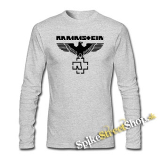 RAMMSTEIN - Eagle -  šedé pánske tričko s dlhými rukávmi