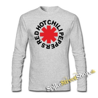 RED HOT CHILLI PEPPERS - šedé pánske tričko s dlhými rukávmi
