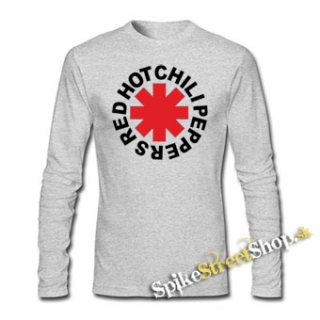 RED HOT CHILLI PEPPERS - šedé pánske tričko s dlhými rukávmi