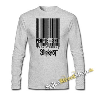 SLIPKNOT - People Shit - Black - šedé pánske tričko s dlhými rukávmi