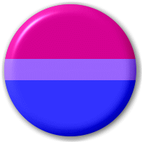 BI-FLAG - Oficiálna vlajka bisexuálov - odznak