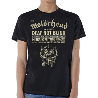 MOTORHEAD - Deaf Not Blind - čierne pánske tričko