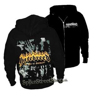 HATEBREED - The Rise Of Brutality - čierna pánska mikina na zips