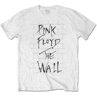PINK FLOYD - The Wall & Logo - biele pánske tričko