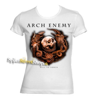 ARCH ENEMY - Will To Power Cover - biele dámske tričko