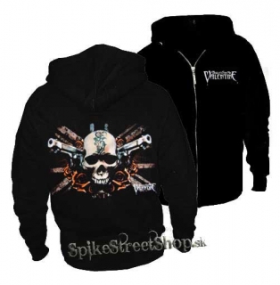 BULLET FOR MY VALENTINE - Skull - čierna pánska mikina na zips