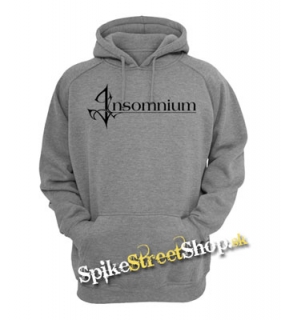 INSOMNIUM - Logo - šedá pánska mikina