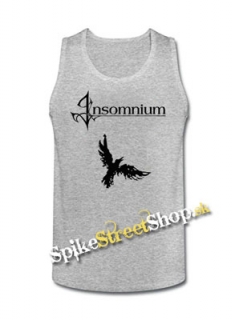 INSOMNIUM - Bird - Mens Vest Tank Top - šedé