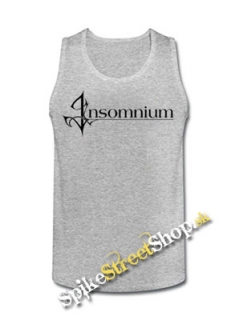 INSOMNIUM - Logo - Mens Vest Tank Top - šedé