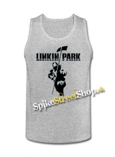 LINKIN PARK - Hybrid Theory Icon - Mens Vest Tank Top - šedé