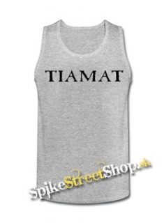 TIAMAT - Logo Wildhoney - Mens Vest Tank Top - šedé