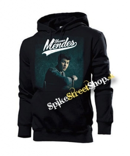 SHAWN MENDES - Logo & Portarit - čierna pánska mikina 