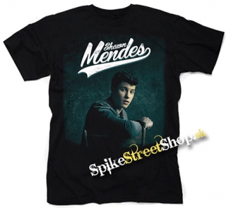 SHAWN MENDES - Logo & Portrait - čierne pánske tričko