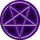 PENTAGRAM - Fialový - odznak