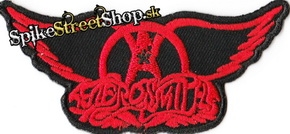 AEROSMITH - Red & Black Logo - nažehlovacia nášivka
