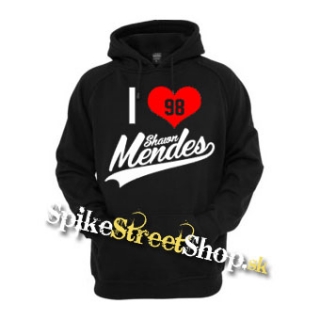 I LOVE SHAWN MENDES - čierna pánska mikina
